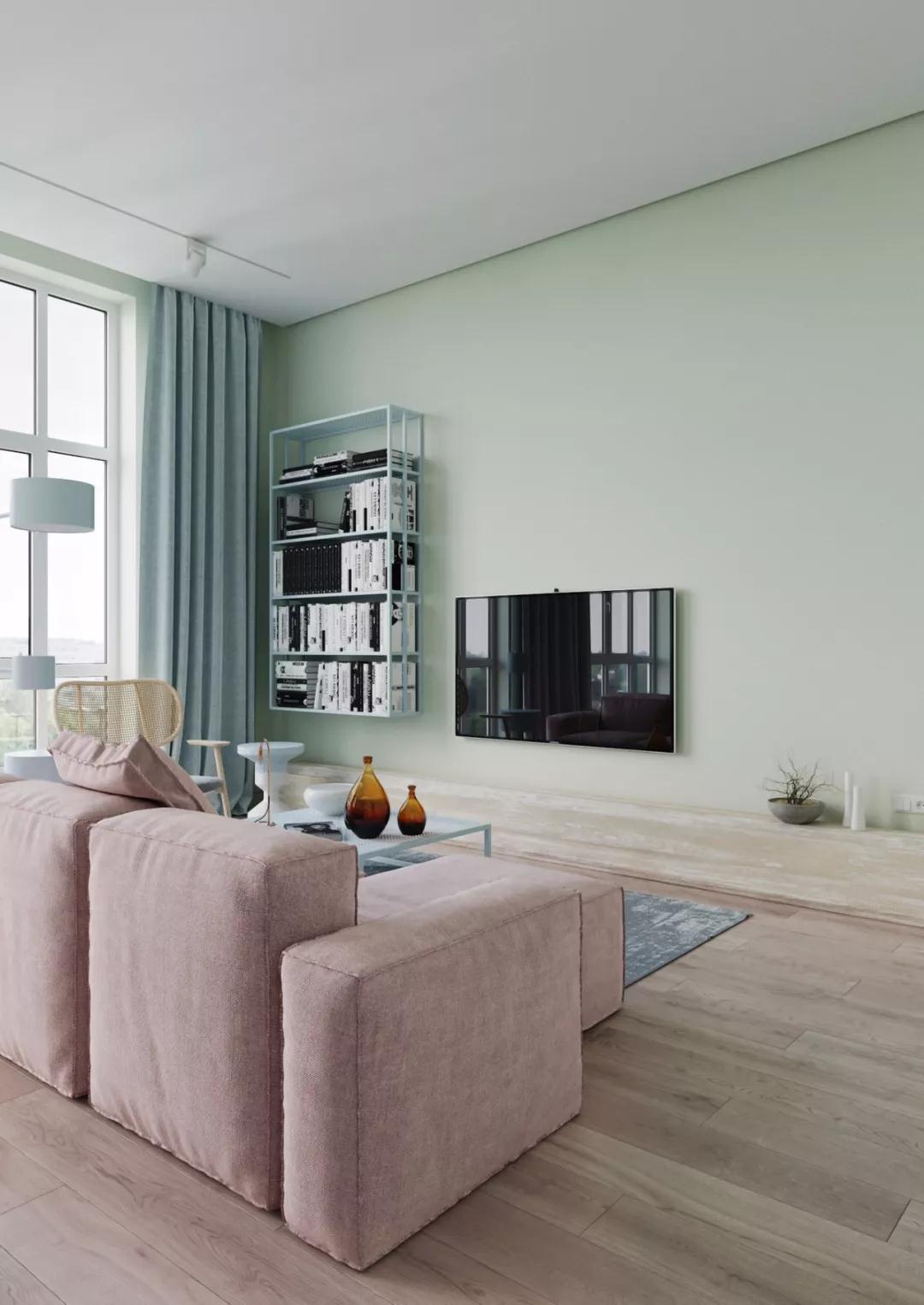 春風(fēng)十里不如喬瓦尼藝術(shù)涂料的一抹薄荷綠