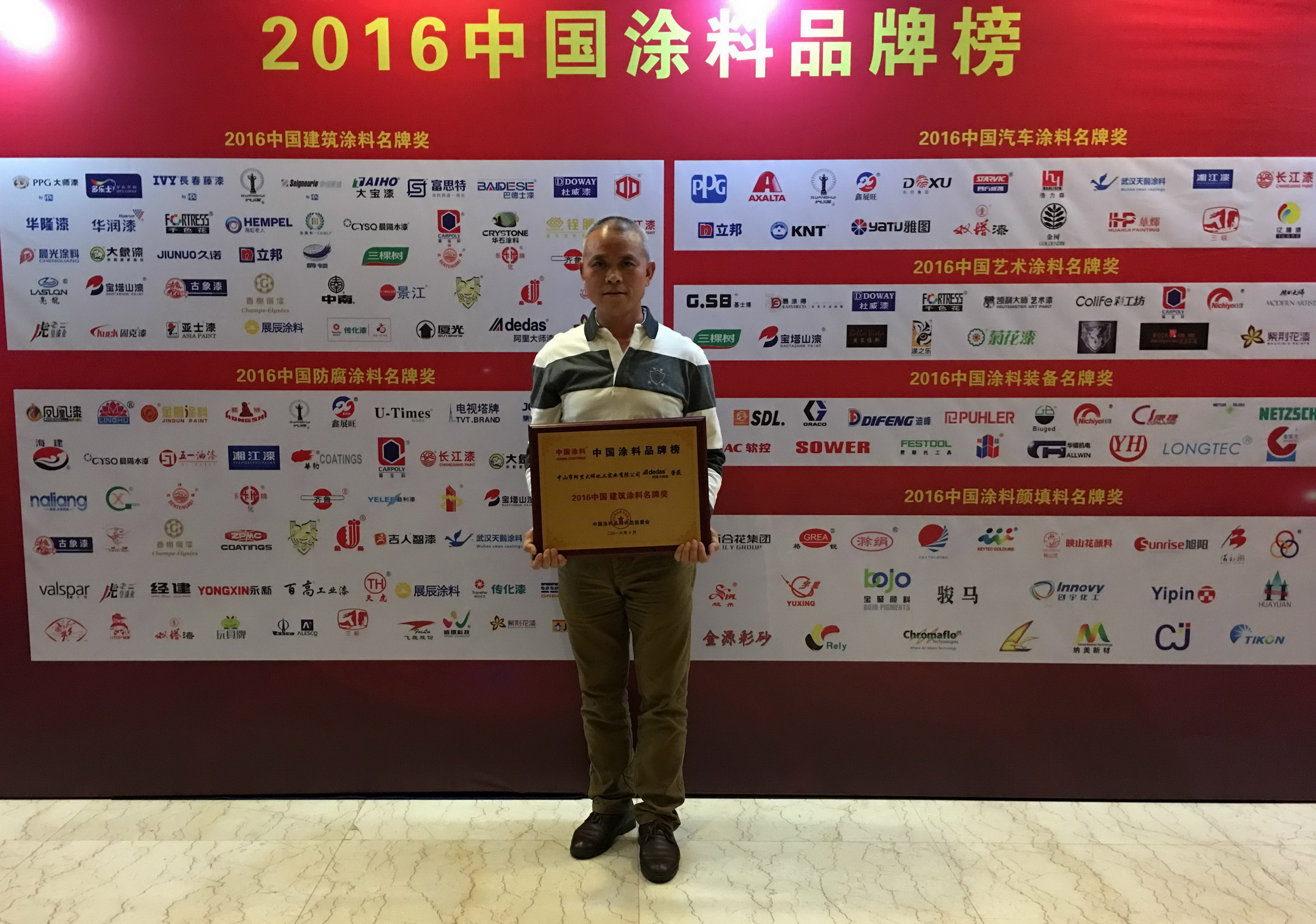 阿里大師榮獲“2016中國(guó)建筑涂料**獎(jiǎng)”和“2016中國(guó)藝術(shù)涂料**獎(jiǎng)”