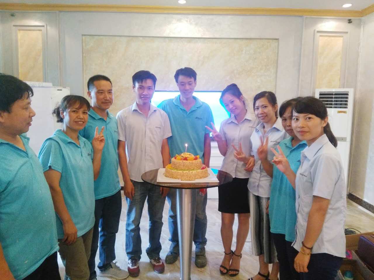 感恩的心：阿里大師關懷員工，舉辦集體生日會