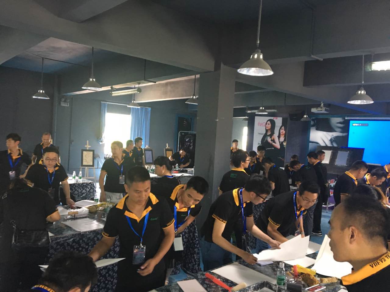 GIOVANNI喬瓦尼藝術涂料培訓現(xiàn)場