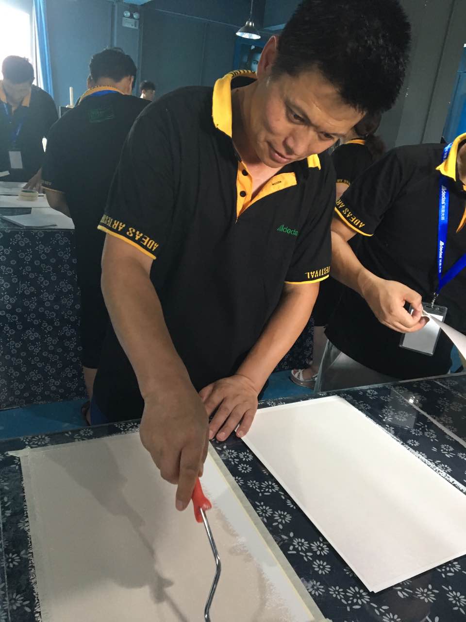 GIOVANNI喬瓦尼藝術涂料學員實操現(xiàn)場