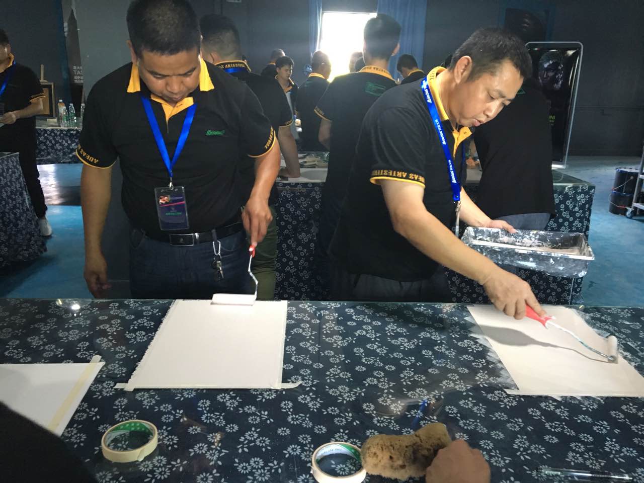 GIOVANNI喬瓦尼藝術涂料學員實操現(xiàn)場